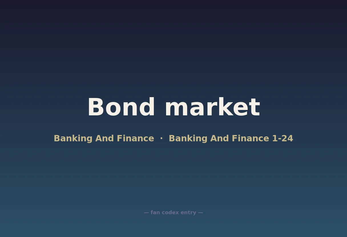Bond market