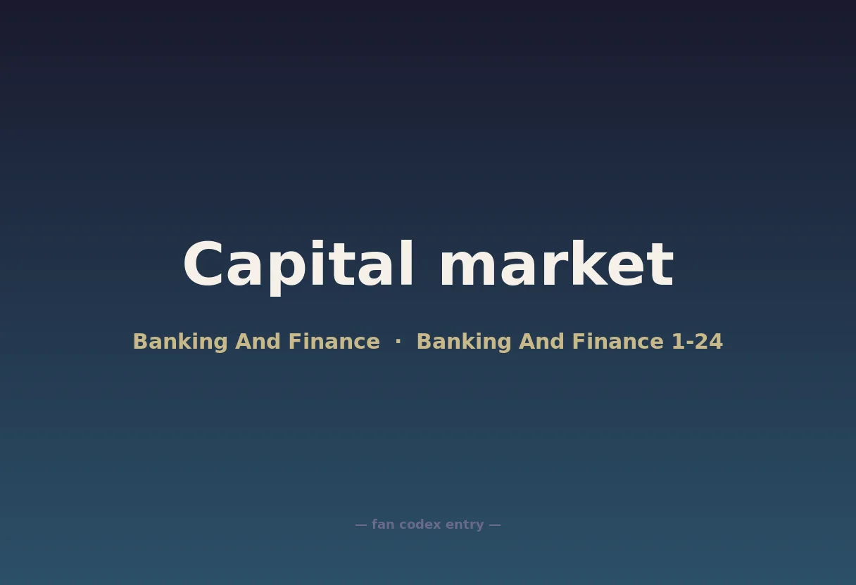 Capital market