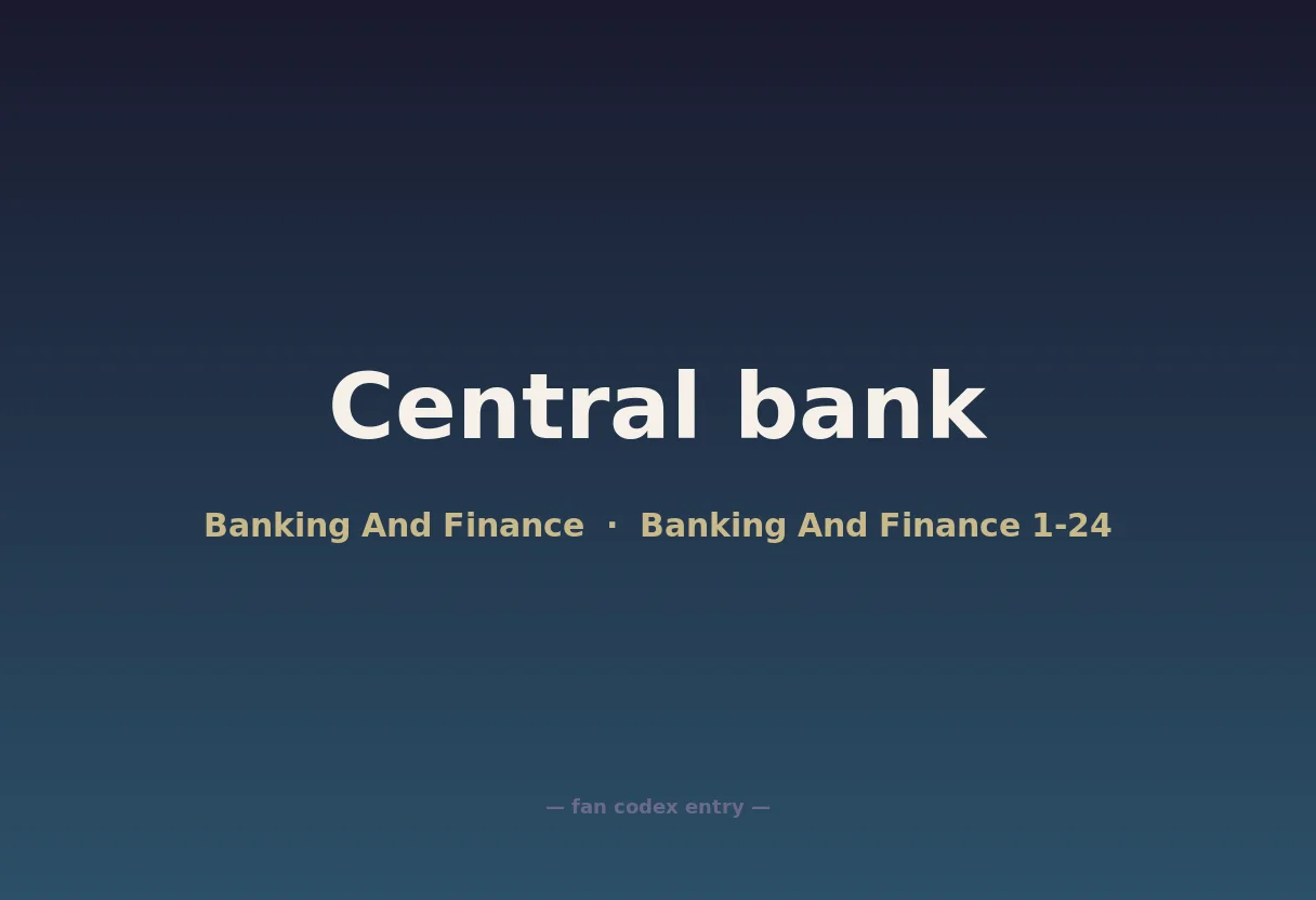 Central bank