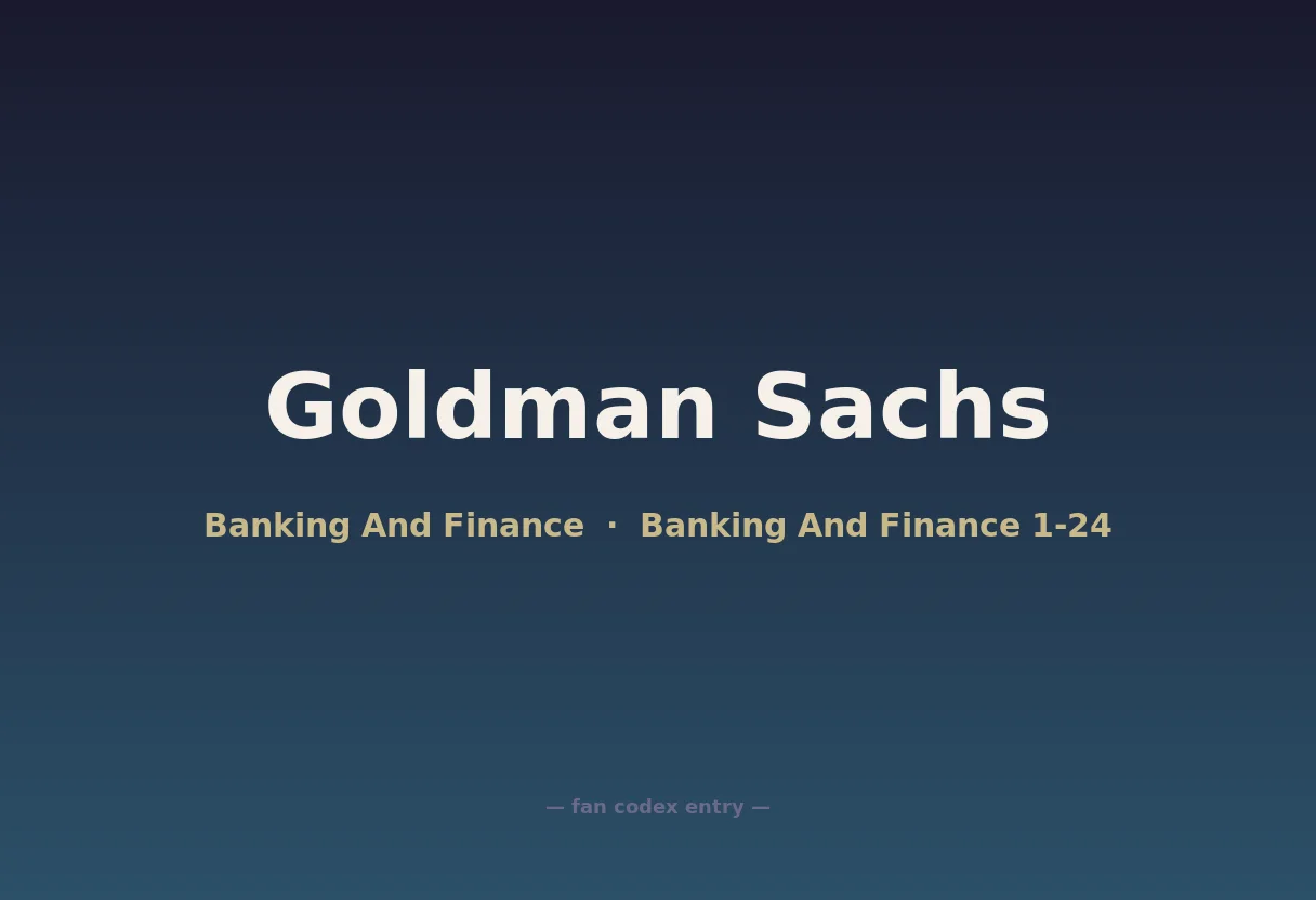 Goldman Sachs