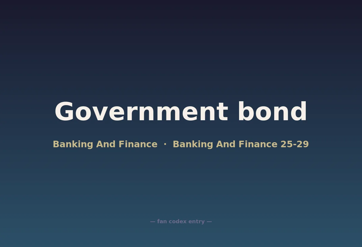 Government bond