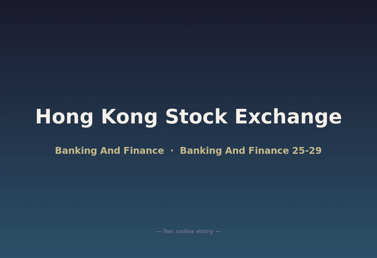Hong Kong Stock Exchange